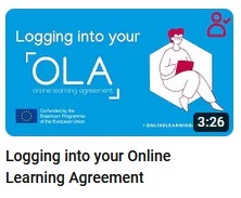 Logging into your OLA