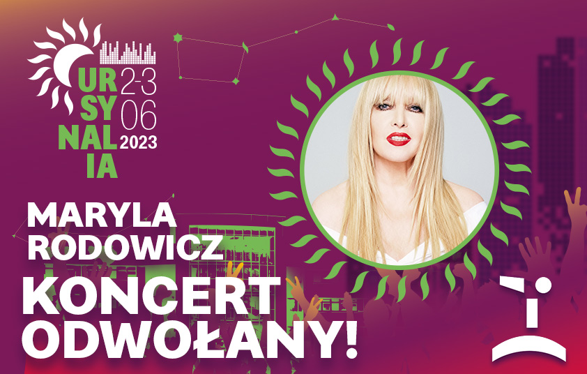 Koncert Maryli Rodowicz odwołamy